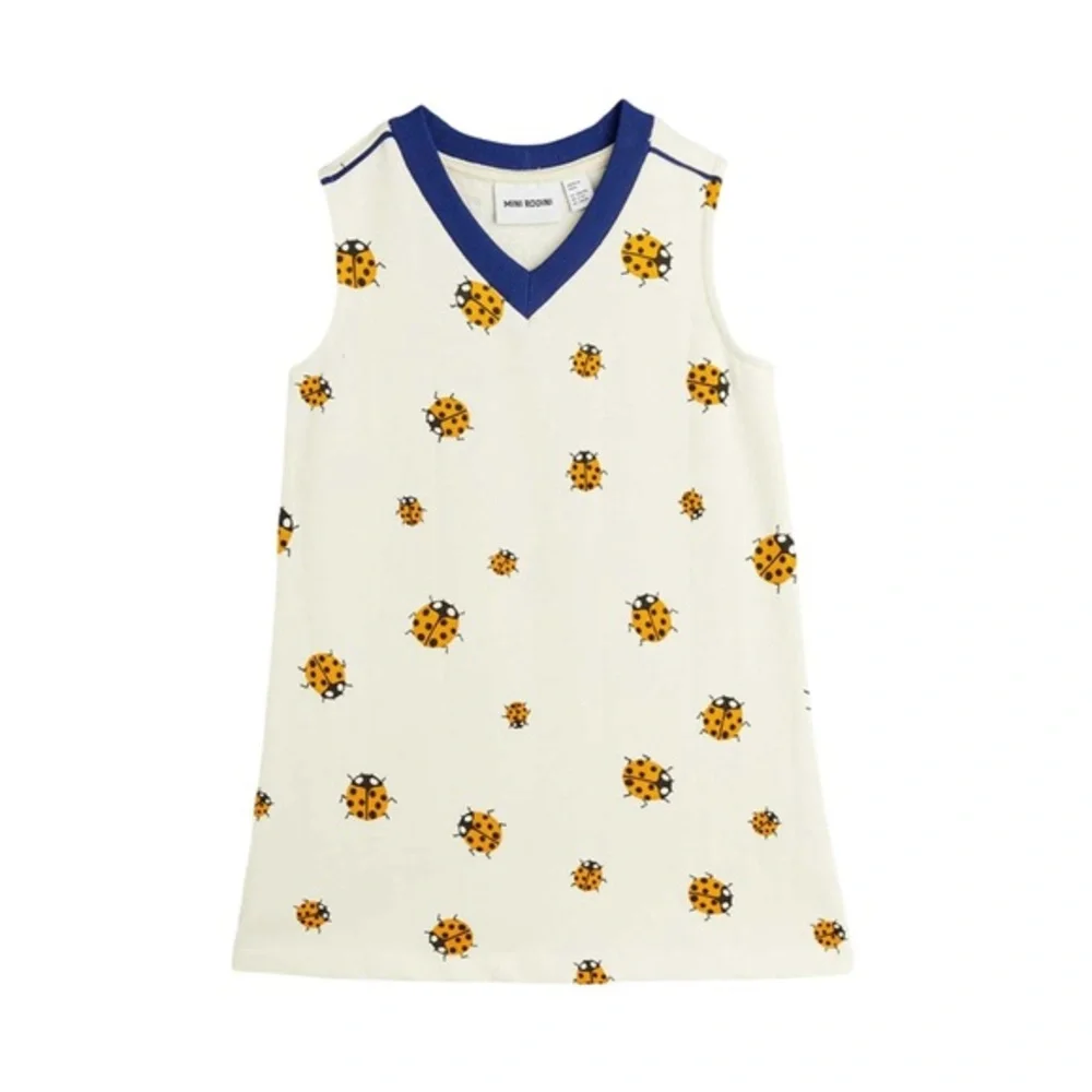 MINI RODINI GIRLS LADYBUG DRESS